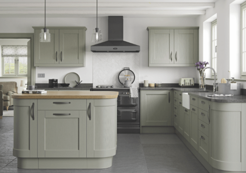 sage-green-shaker-units-range-cooker-oak-worktop What's Included When You Book a Traditional Kitchen